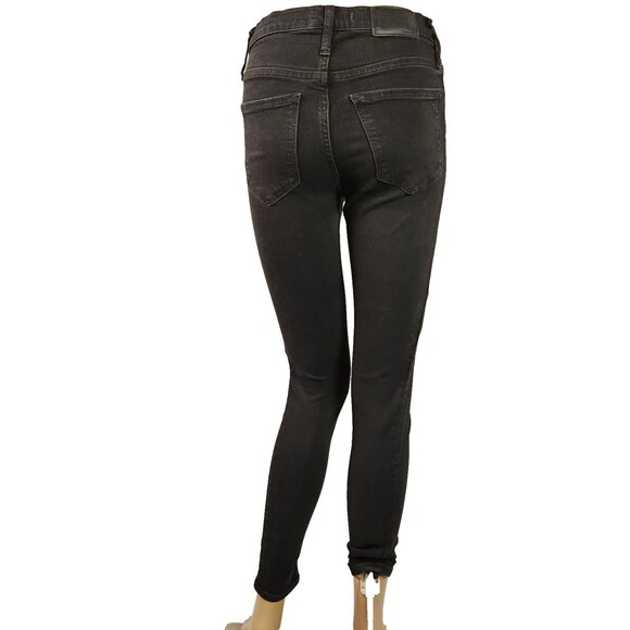 Madewell Roadtripper Bennet Black Skinny Jeans Women's Size 25 - Picture 2 of 8